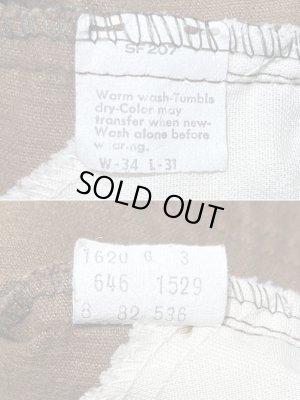 画像7: 80s USA製 Levis（リーバイス） 646 リメイク フレアコーデュロイパンツ ブラウン