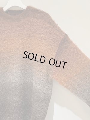 画像5: YOKE（ヨーク） Gradation Border Crew Neck（グラデーションボーダークルーネック） ブラウン