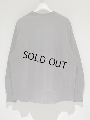 画像7: ANCELLM（アンセルム） ダイドダメージスウェットシャツ チャコール