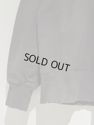 画像6: ANCELLM（アンセルム） ダイドダメージスウェットシャツ チャコール