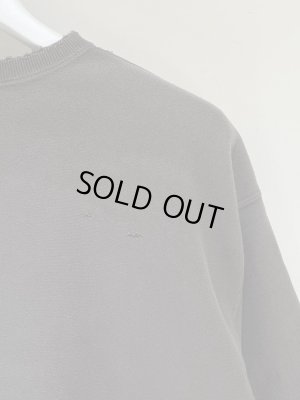 画像9: ANCELLM（アンセルム） ダイドダメージスウェットシャツ チャコール