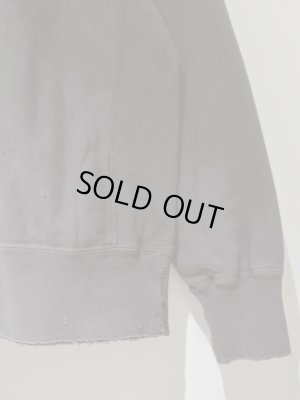 画像4: ANCELLM（アンセルム） ダイドダメージスウェットシャツ チャコール