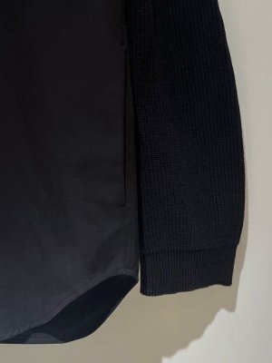 画像7: JIL SANDER（ジルサンダー） Collarless Zip-up Jacket（カラーレスジップアップジャケット） ブラック