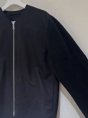 画像5: JIL SANDER（ジルサンダー） Collarless Zip-up Jacket（カラーレスジップアップジャケット） ブラック