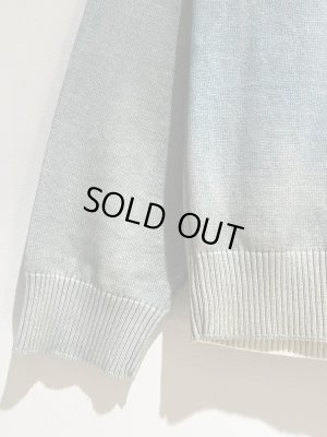 画像7: YOKE（ヨーク） グラデーションプリントセーター ミストブルー