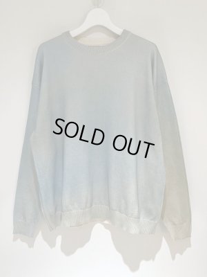 画像2: YOKE（ヨーク） グラデーションプリントセーター ミストブルー