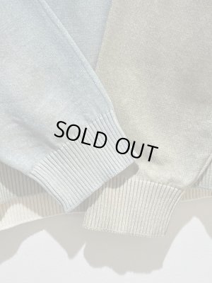 画像8: YOKE（ヨーク） グラデーションプリントセーター ミストブルー