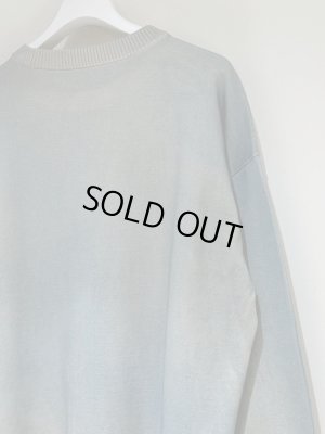 画像10: YOKE（ヨーク） グラデーションプリントセーター ミストブルー