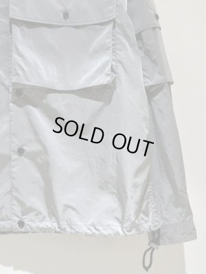 画像6: THE JEAN PIERRE（ジャンピエール） フレンチミリタリーナイロンシャツ アイスグレー