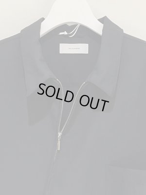 画像3: THE JEAN PIERRE（ジャンピエール） 50’s Zip Fine Wool Shirt（50'sジップファインウールシャツ） ブラック