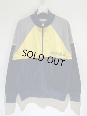 画像2: ユーロヴィンテージ adidas（アディダス） ジャージトップ トラックジャケット イエロー×ネイビー×グレー