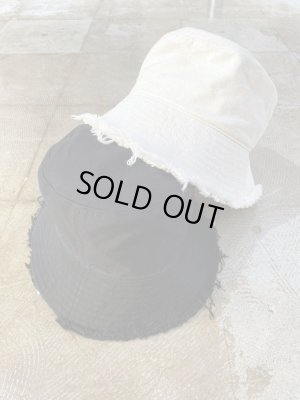 画像6: UNUSED（アンユーズド） Cut-off Denim Hat（カットオフデニムハット） オートミール