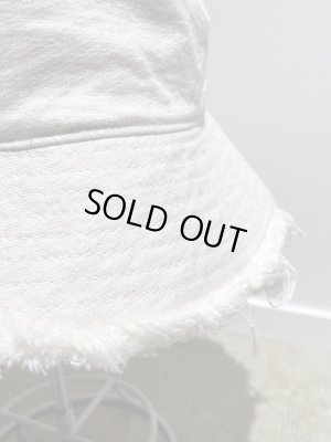 画像3: UNUSED（アンユーズド） Cut-off Denim Hat（カットオフデニムハット） オートミール