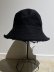 画像1: UNUSED（アンユーズド） Cut-off Denim Hat（カットオフデニムハット） ブラック (1)