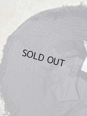 画像4: UNUSED（アンユーズド） Cut-off Denim Hat（カットオフデニムハット） ブラック