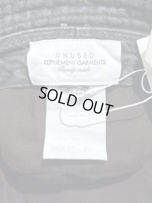 画像5: UNUSED（アンユーズド） 12.5oz Cut-off Denim Hat（12.5オンス カットオフデニムハット） ブラック