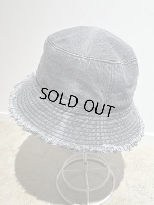 画像2: UNUSED（アンユーズド） 12.5oz Cut-off Denim Hat（12.5オンス カットオフデニムハット） ブラック