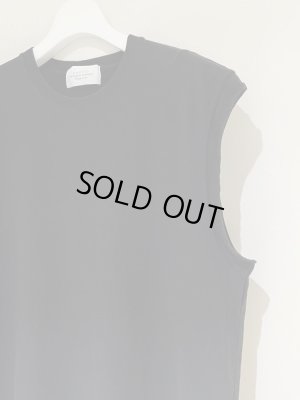 画像3: UNUSED（アンユーズド） Cut-off Sleeveless T-shirt（カットオフ スリーブレスTシャツ） ブラック