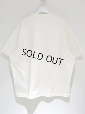 画像7: JIL SANDER（ジルサンダー） ハーフスナップ ショートスリーブスウェット オフホワイト