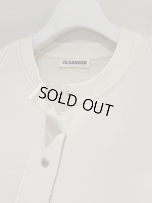 画像4: JIL SANDER（ジルサンダー） ハーフスナップ ショートスリーブスウェット オフホワイト