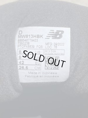 画像6: new balance（ニューバランス） 813（MW813HBK） ベルクロ ブラック