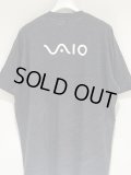00s SONY（ソニー） VAIO（バイオ）ロゴ Tシャツ チャコールグレー