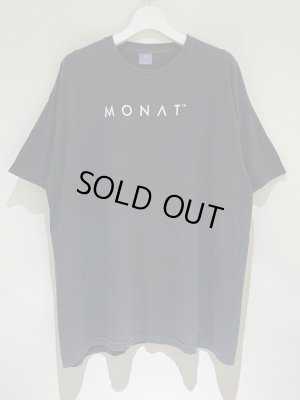 画像2: MONAT（モネ） ロゴプリントTシャツ ブラック