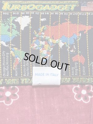 画像5: NOS イタリア製 アシンメトリーバンダナ柄 ショートスリーブシャツ ボルドー