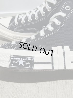 画像4: CONVERSE（コンバース） CT70（チャックテイラー70） イタリアデザイン 限定モデル ラバーパッチワーク  ブラックキャンバス