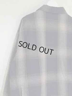 画像8: ANCELLM（アンセルム） フランネルチェック ショートシャツジャケット グレー×バーガンディ