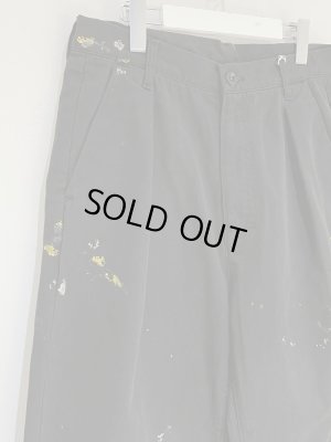 画像4: ANCELLM（アンセルム） ペインテッドチノトラウザーズ ブラック