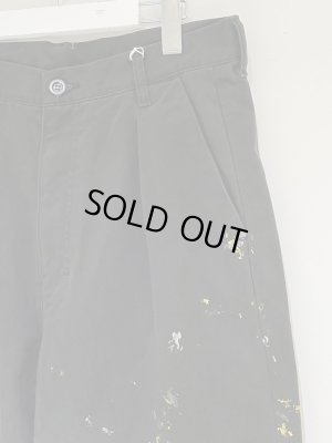 画像3: ANCELLM（アンセルム） ペインテッドチノトラウザーズ ブラック