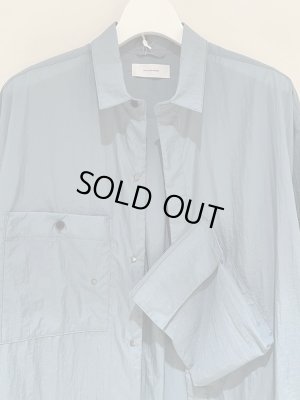 画像6: THE JEAN PIERRE（ジャンピエール） シェルナイロンシャツブルゾン グレージュブルー