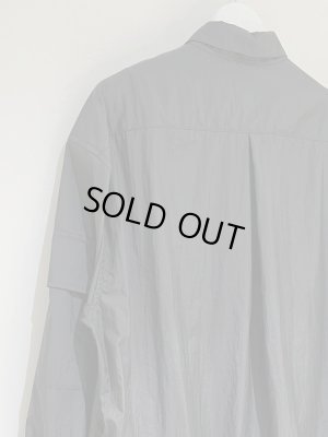 画像10: THE JEAN PIERRE（ジャンピエール） シェルナイロンシャツブルゾン インクブラック