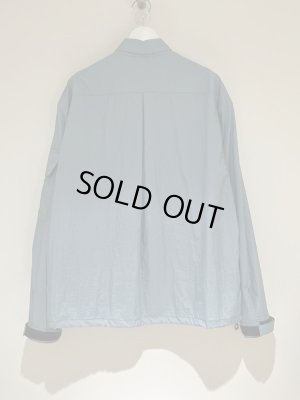 画像9: THE JEAN PIERRE（ジャンピエール） シェルナイロンシャツブルゾン グレージュブルー