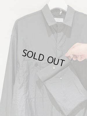 画像4: THE JEAN PIERRE（ジャンピエール） シェルナイロンシャツブルゾン インクブラック