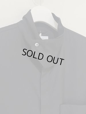 画像3: THE JEAN PIERRE（ジャンピエール） スタンドカラーシャツ ブラック