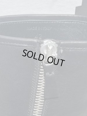 画像5: JIL SANDER（ジルサンダー） カーフレザー サイドジップブーツ ブラック