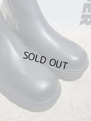 画像3: JIL SANDER（ジルサンダー） カーフレザー サイドジップブーツ ブラック