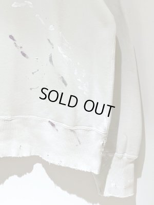 画像11: ANCELLM（アンセルム） フーディーカットオフ クラッシュスウェットシャツ ホワイト