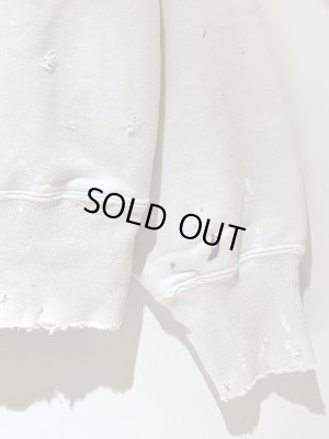 画像6: ANCELLM（アンセルム） フーディーカットオフ クラッシュスウェットシャツ ホワイト