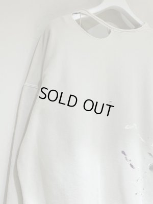 画像10: ANCELLM（アンセルム） フーディーカットオフ クラッシュスウェットシャツ ホワイト