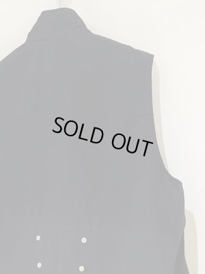 画像10: YOKE（ヨーク） Military Long Vest（ミリタリーロングベスト） ブラック