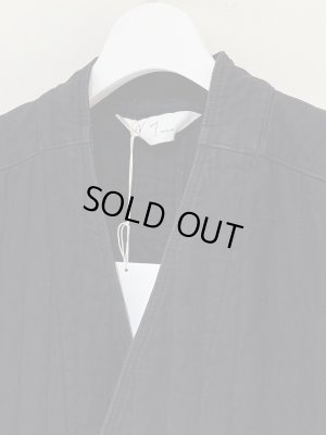 画像3: ANCELLM（アンセルム） Padded Quilting Collarless Jacket（パデッドキルティング カラーレスジャケット） ブラック