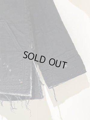 画像5: ANCELLM（アンセルム） Padded Quilting Collarless Jacket（パデッドキルティング カラーレスジャケット） ブラック