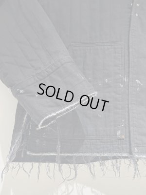 画像6: ANCELLM（アンセルム） Padded Quilting Collarless Jacket（パデッドキルティング カラーレスジャケット） ブラック