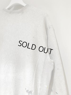 画像9: ANCELLM（アンセルム） Hand Painting Sweat Shirt（ハンドペインティングスウェットシャツ） アッシュグレー