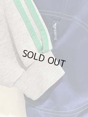 画像8: ユーロヴィンテージ adidas（アディダス） レイヤードトラックジャケット ブルー×グレー×グリーン