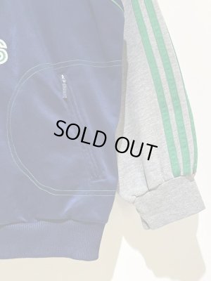 画像7: ユーロヴィンテージ adidas（アディダス） レイヤードトラックジャケット ブルー×グレー×グリーン