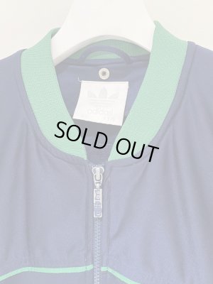 画像3: ユーロヴィンテージ adidas（アディダス） レイヤードトラックジャケット ブルー×グレー×グリーン